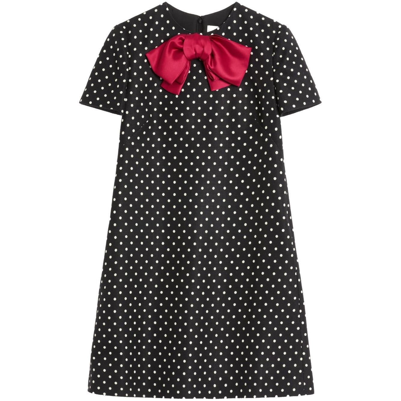 Valentino mini dress with bow Dresses Valentino Dark Slate Gray