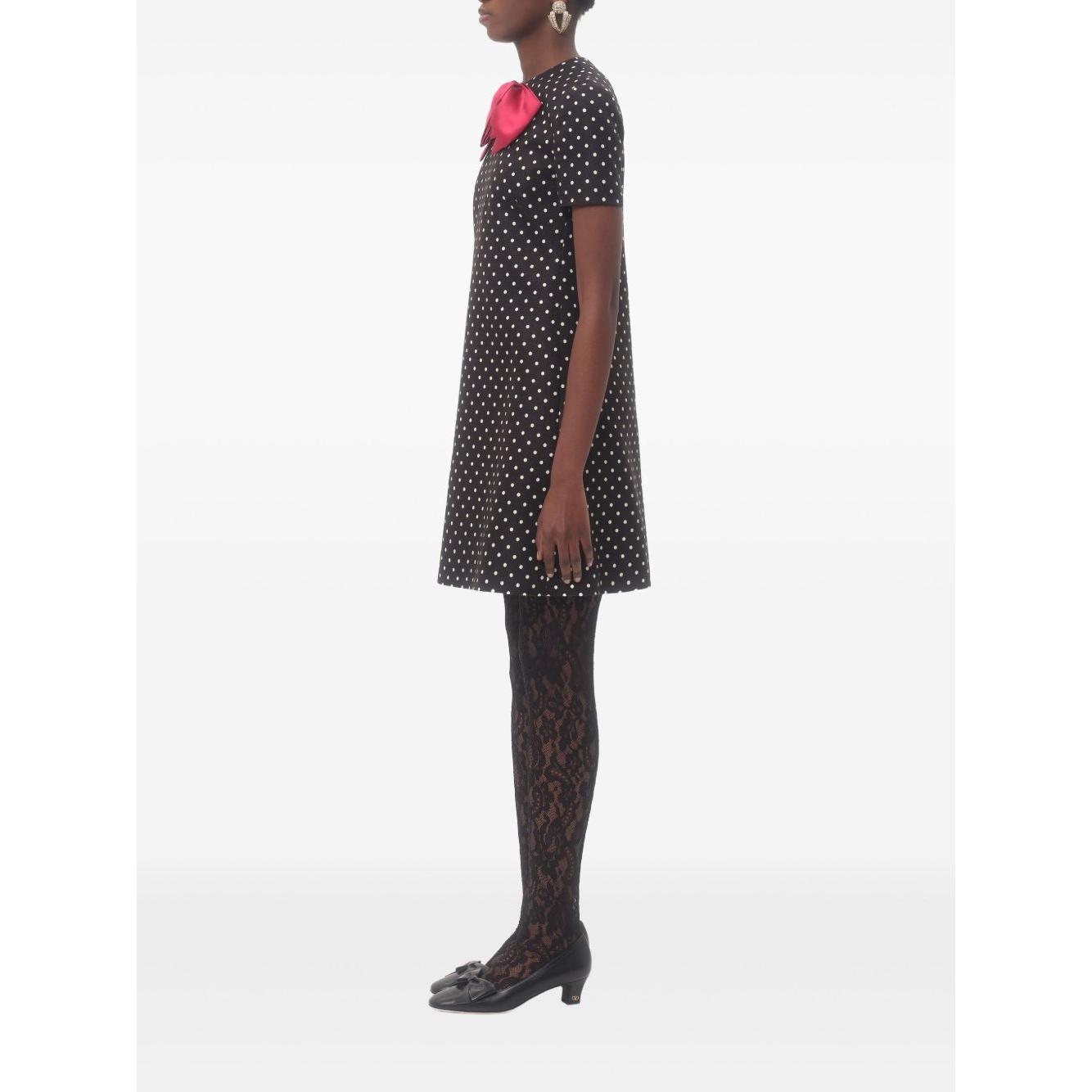 Valentino mini dress with bow Dresses Valentino White Smoke