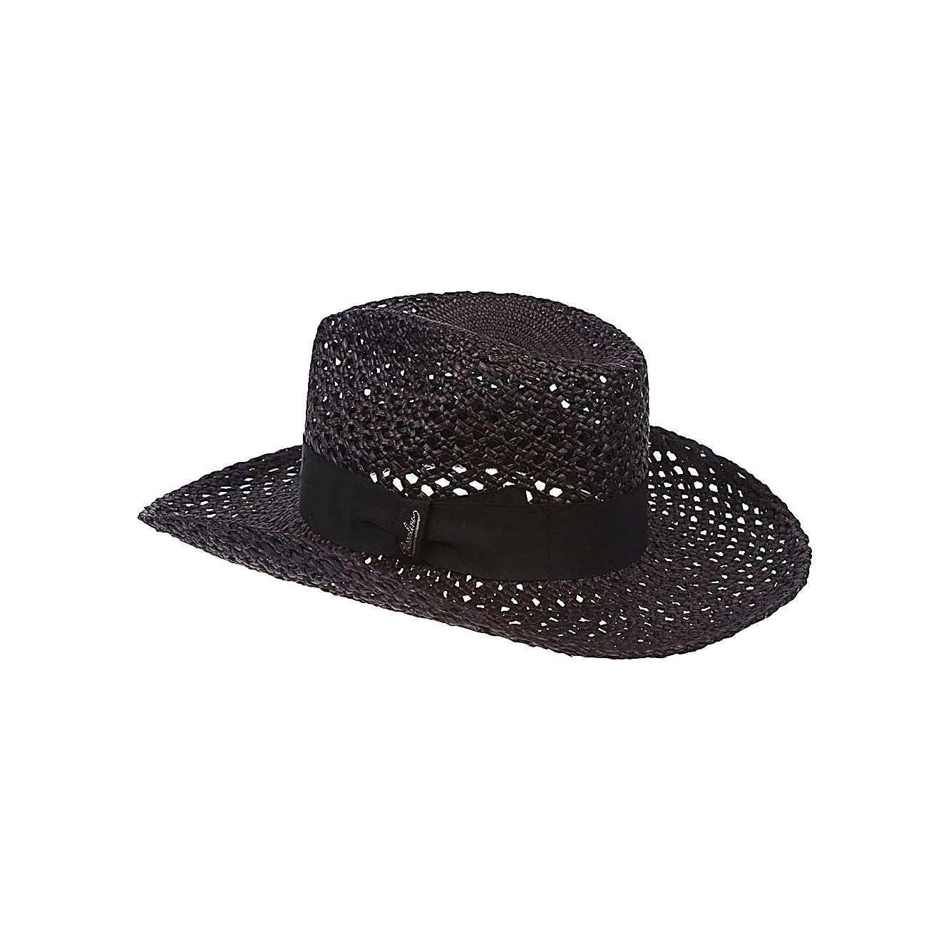 Borsalino Hats Black Scarves Hats & Gloves Borsalino Black