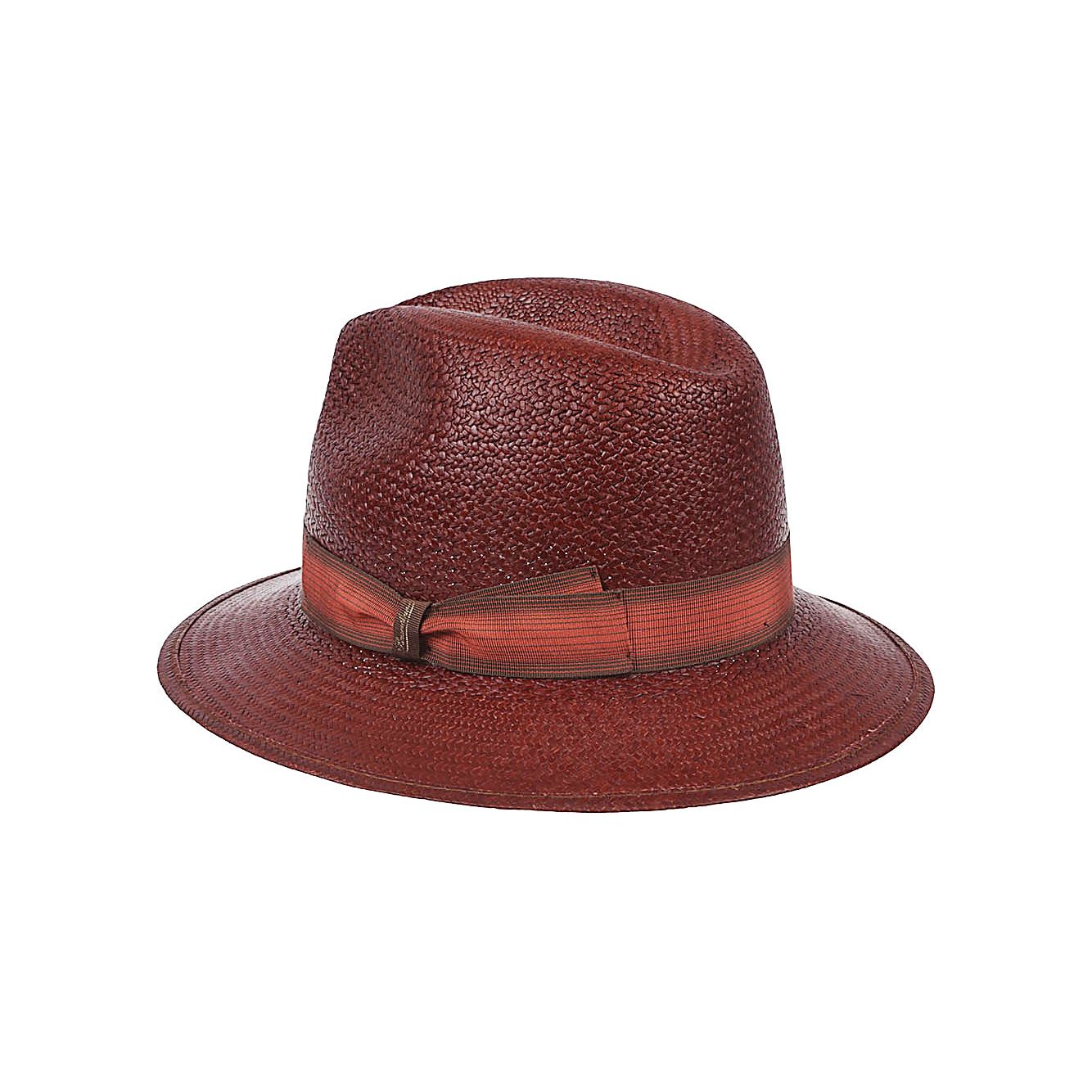 Borsalino Hats Brown Scarves Hats & Gloves Borsalino Saddle Brown