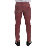 Dolce & Gabbana Elegant Slim Fit Corduroy Jeans Dolce & Gabbana Saddle Brown