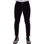 Dolce & Gabbana Elegant Slim Fit Denim for the Modern Man Dolce & Gabbana Black