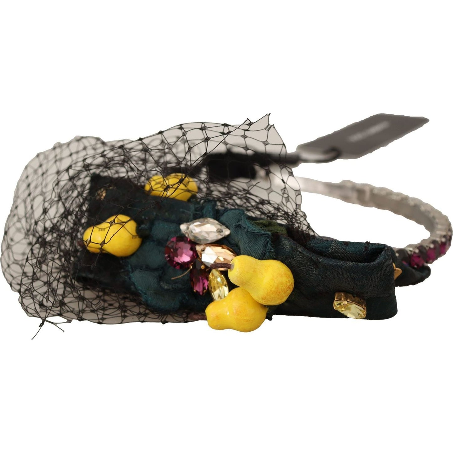 Dolce & Gabbana Charming Sicilian Lemon Crystal Headband Dolce & Gabbana Dark Slate Gray