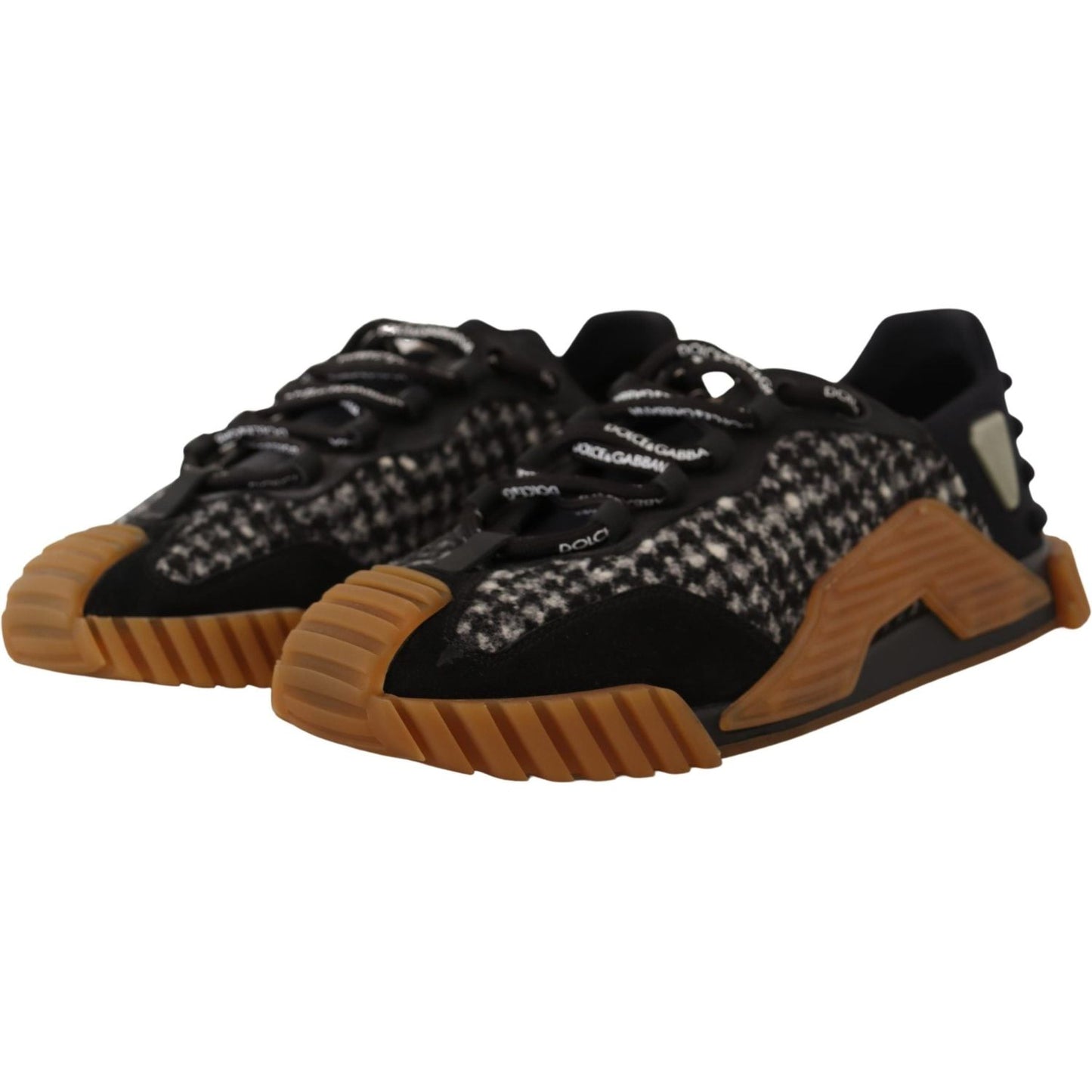 Dolce & Gabbana Elegant Textured NS1 Sneaker Charisma Dolce & Gabbana Black