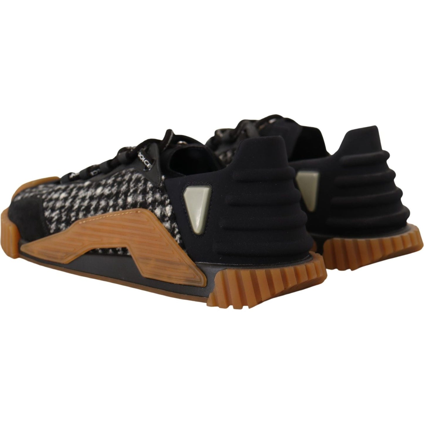 Dolce & Gabbana Elegant Textured NS1 Sneaker Charisma Dolce & Gabbana Black