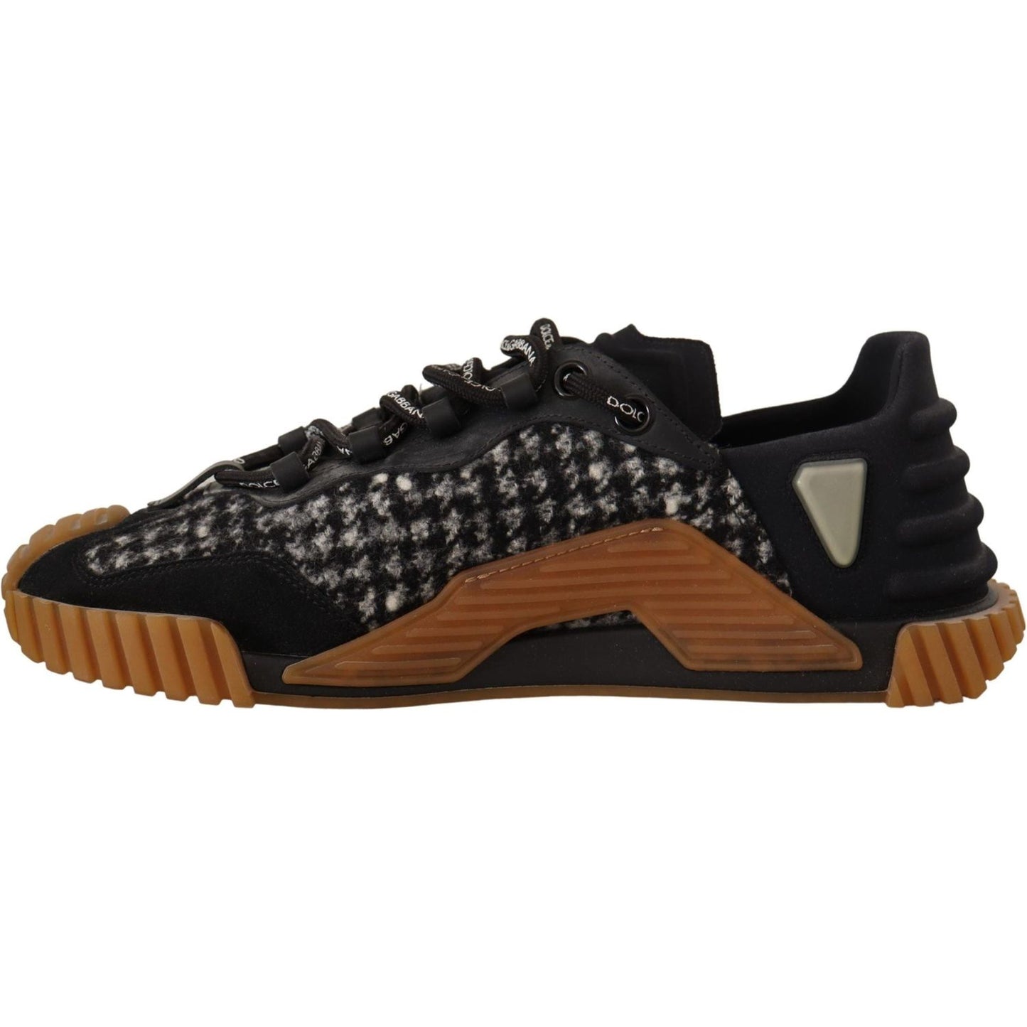Dolce & Gabbana Elegant Textured NS1 Sneaker Charisma Dolce & Gabbana Black
