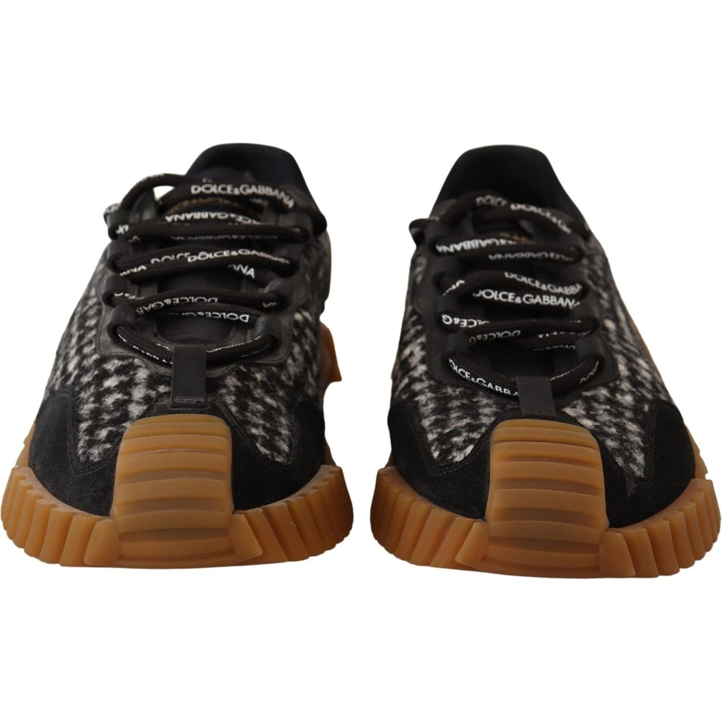 Dolce & Gabbana Elegant Textured NS1 Sneaker Charisma Dolce & Gabbana Black
