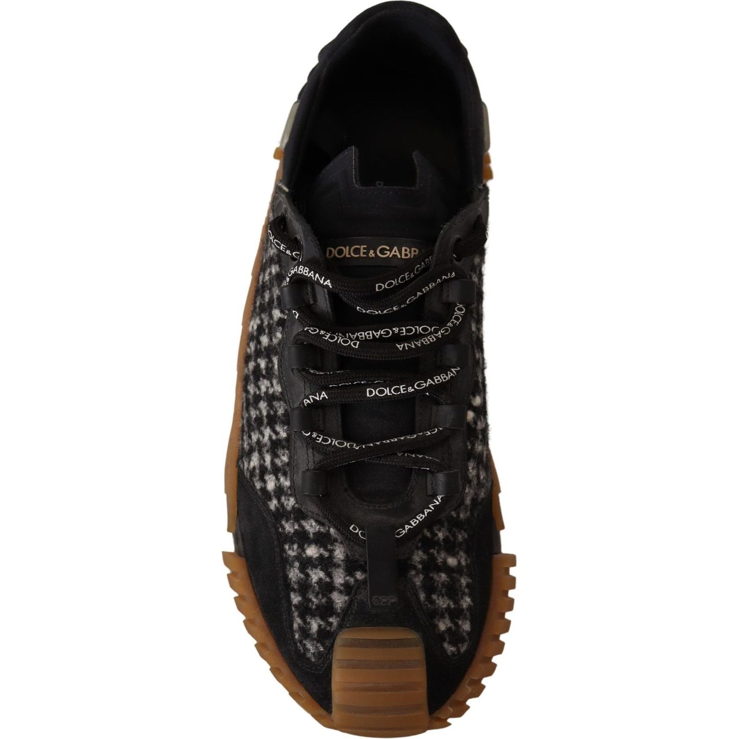 Dolce & Gabbana Elegant Textured NS1 Sneaker Charisma Dolce & Gabbana Black