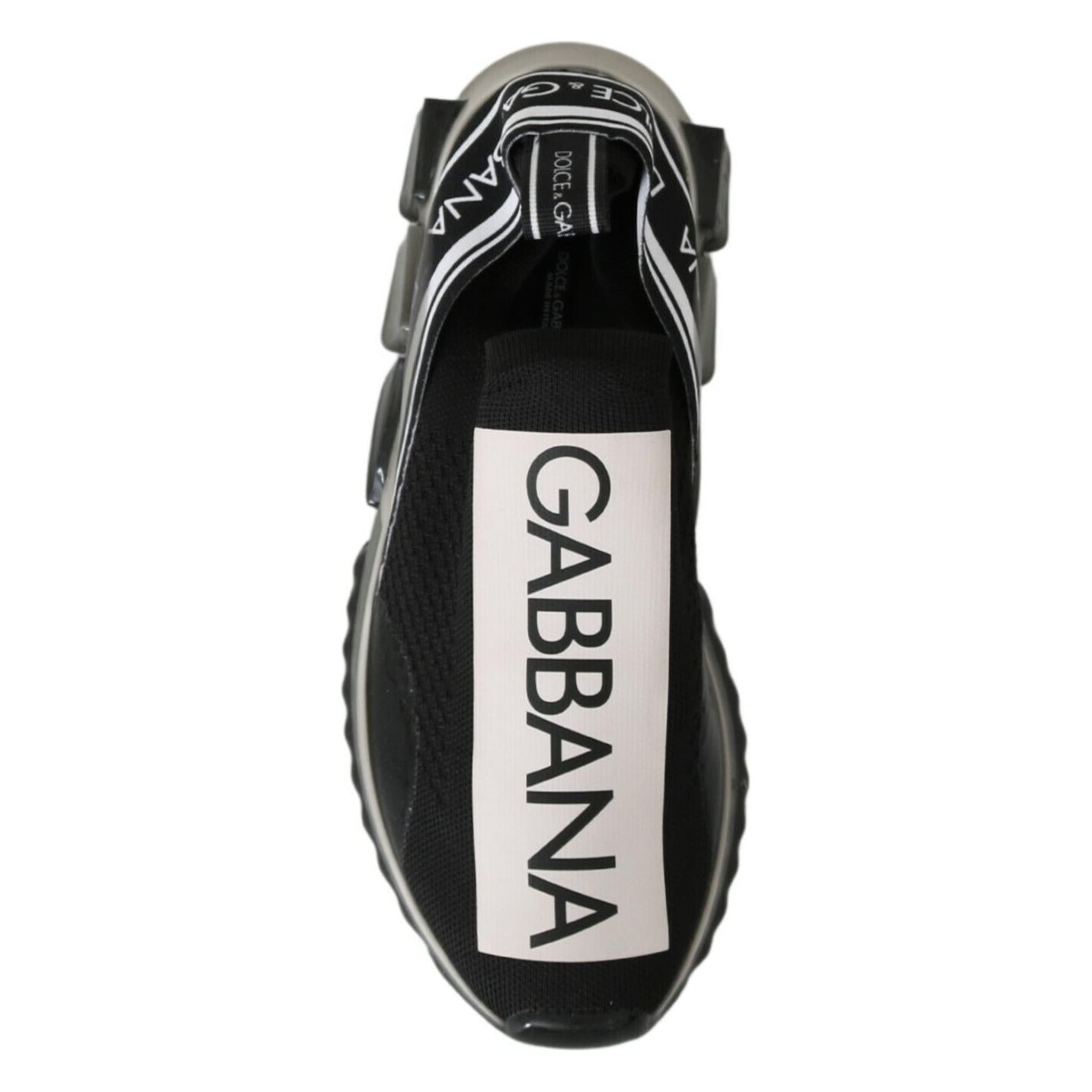 Dolce & Gabbana Dapper Black Casual Sport Sneakers Dolce & Gabbana Dark Slate Gray