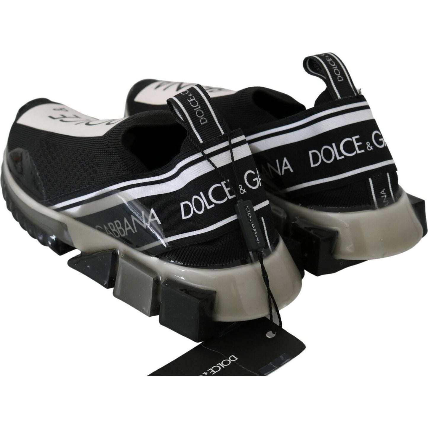 Dolce & Gabbana Dapper Black Casual Sport Sneakers Dolce & Gabbana Black