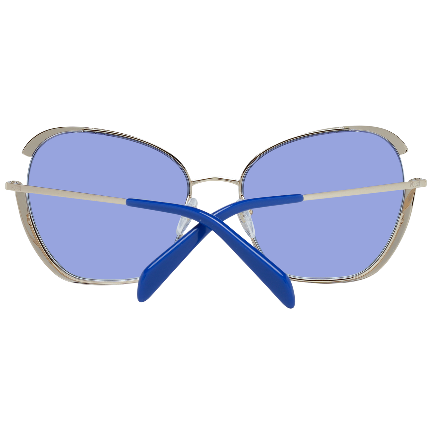 Emilio Pucci Gold Women Sunglasses Emilio Pucci Light Steel Blue