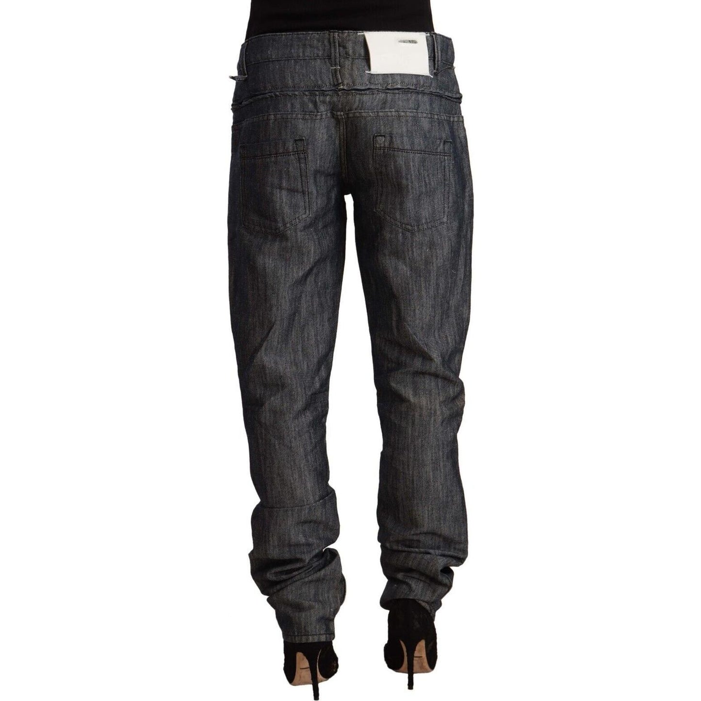Chic Mid-Waist Straight-Cut Acht Jeans Acht Dark Slate Gray