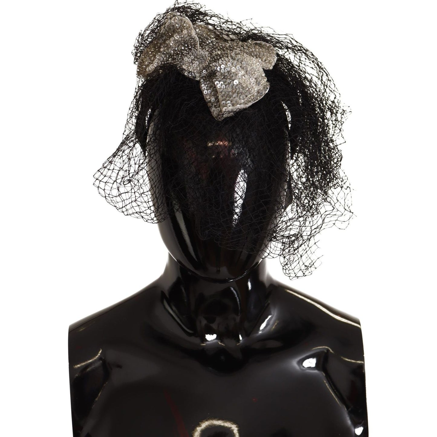 Dolce & Gabbana Glamorous Black Sequined Designer Diadem Dolce & Gabbana Black