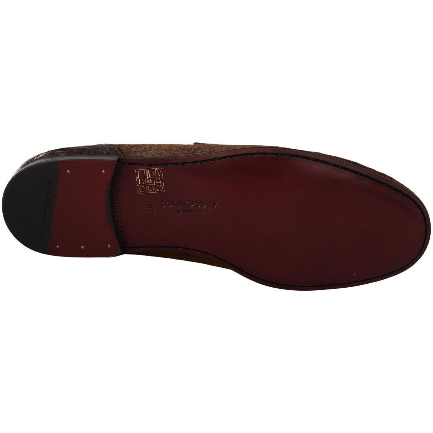 Dolce & Gabbana Exquisite Exotic Leather Loafers Dolce & Gabbana Black