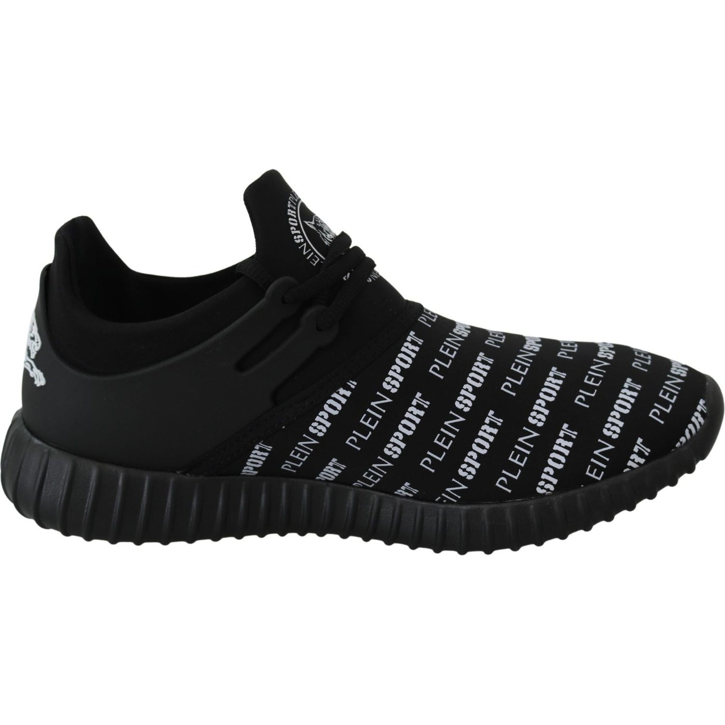Plein Sport Chic Black Runner Henry Sport Sneakers MAN SNEAKERS Plein Sport Black