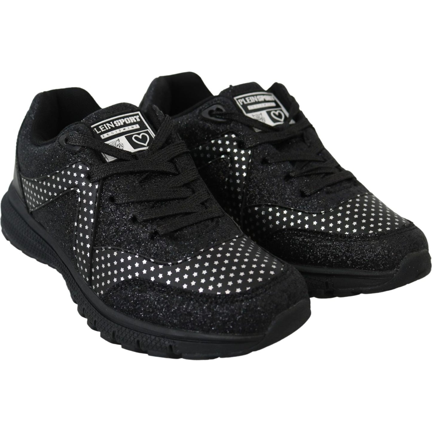 Plein Sport Elegant Black Runner Jasmines Sport Shoes Plein Sport Black