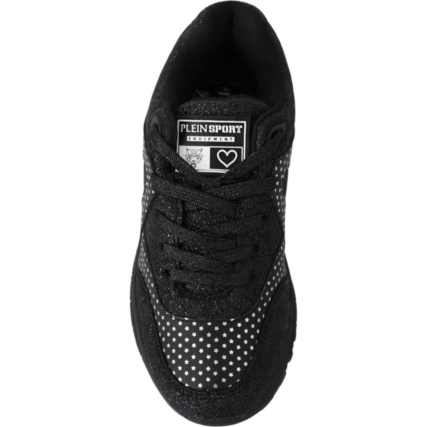 Plein Sport Elegant Black Runner Jasmines Sport Shoes Plein Sport Black