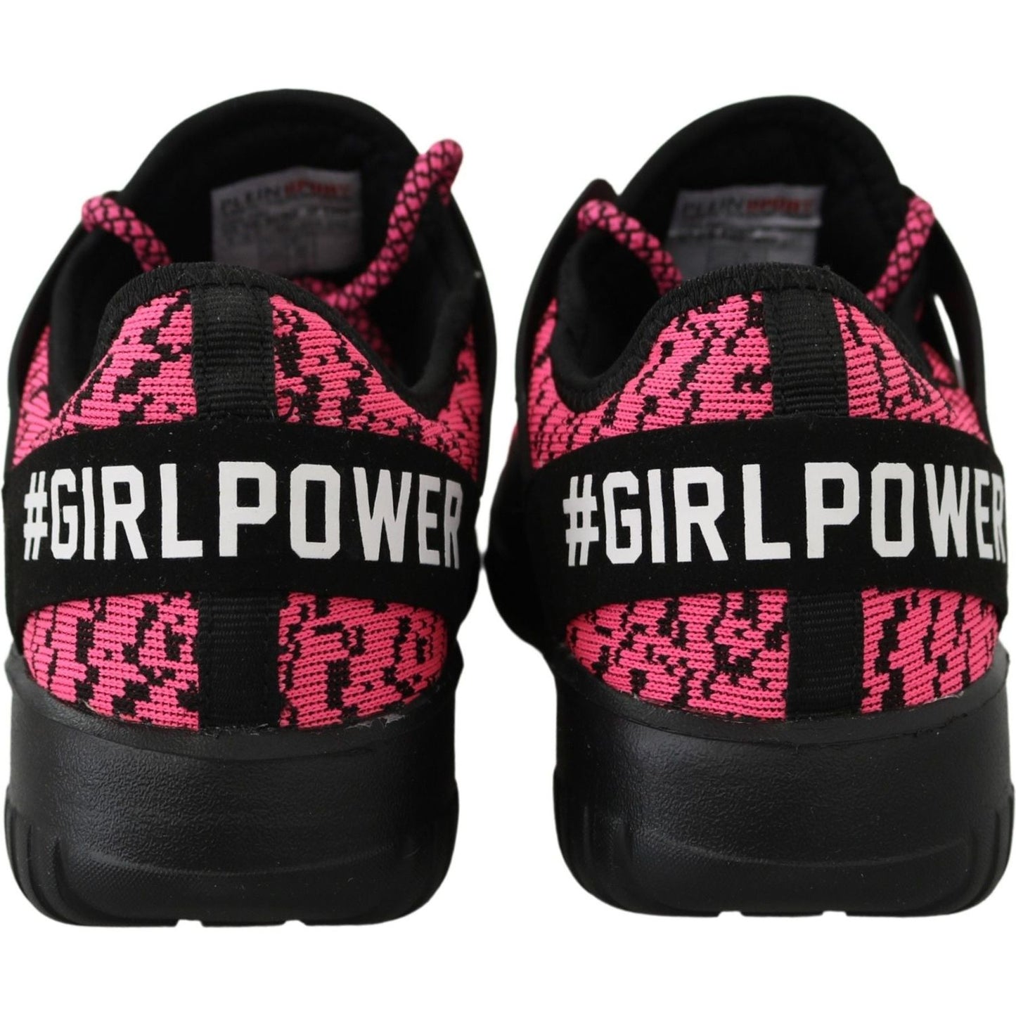 Plein Sport Chic Pink Blush Athletic Sneakers Plein Sport Pale Violet Red