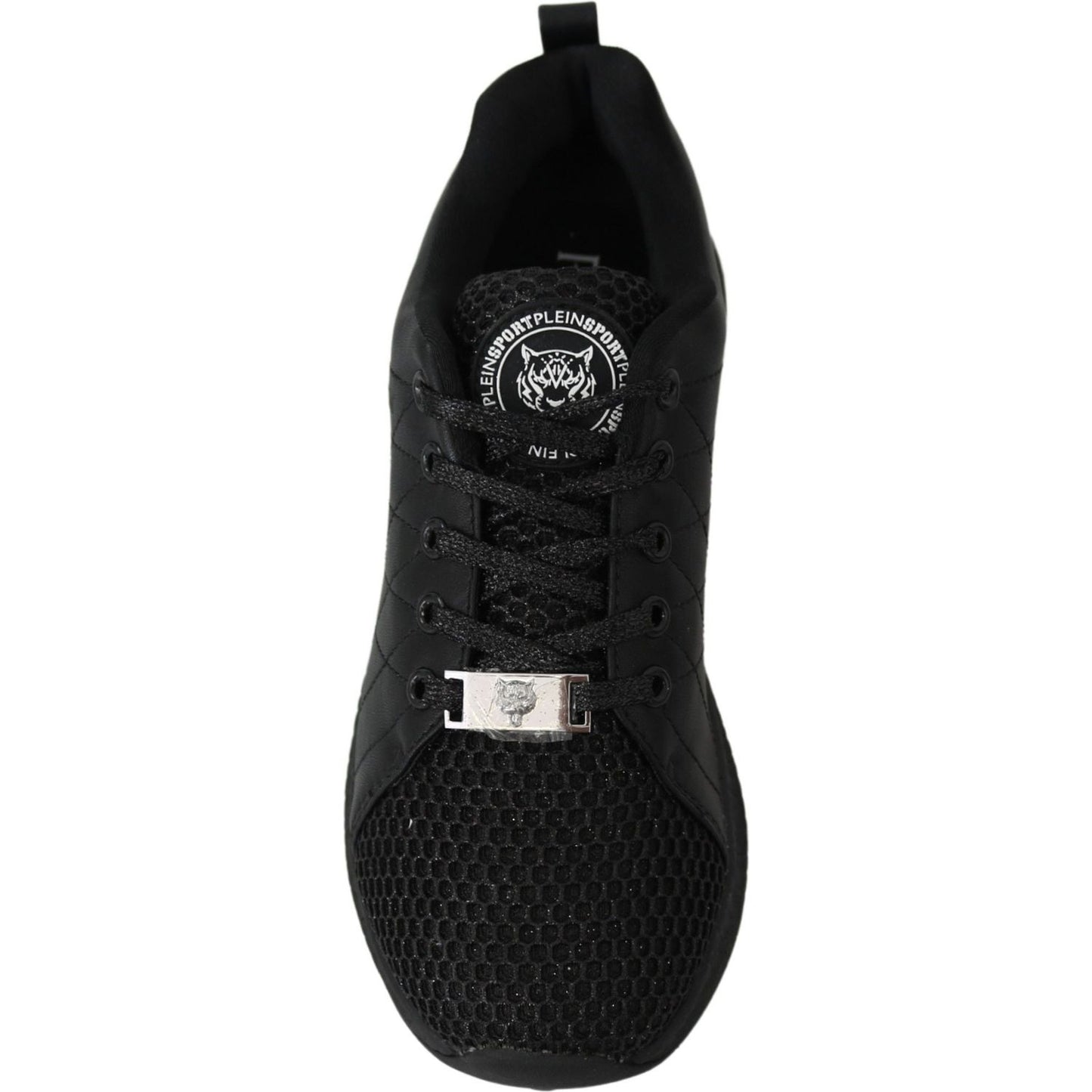 Plein Sport Exquisite Black Runner Gisella Sports Sneakers Plein Sport Black