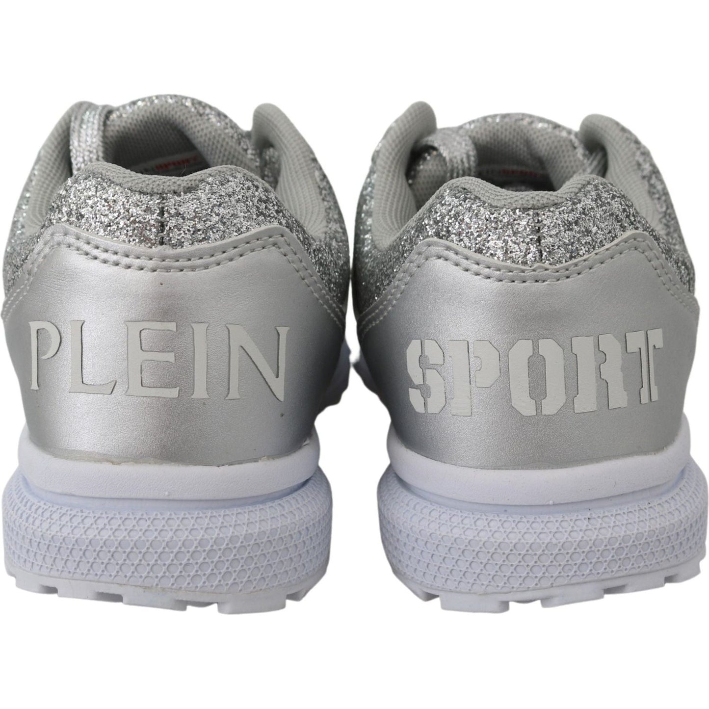 Plein Sport Chic Silver Runner Jasmines Sneakers Plein Sport Dark Gray