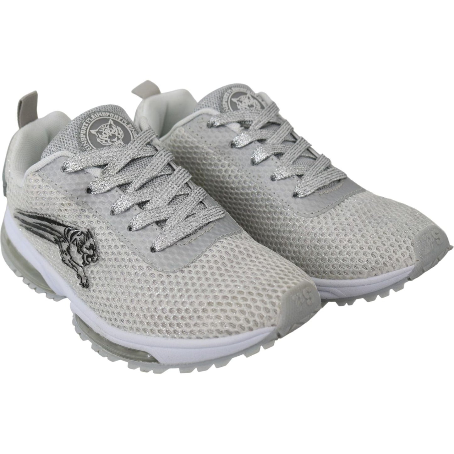 Plein Sport Glamorous Silver Gretel Sport Sneakers Plein Sport Dark Gray