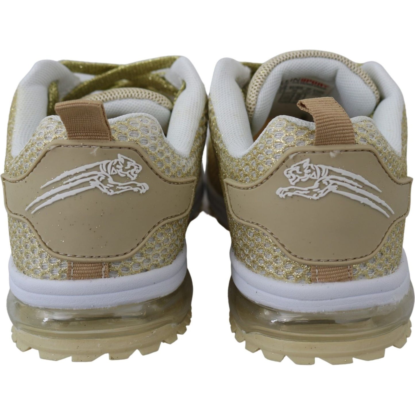 Plein Sport Exquisite Gold Polyester Sport Sneakers Plein Sport Dim Gray