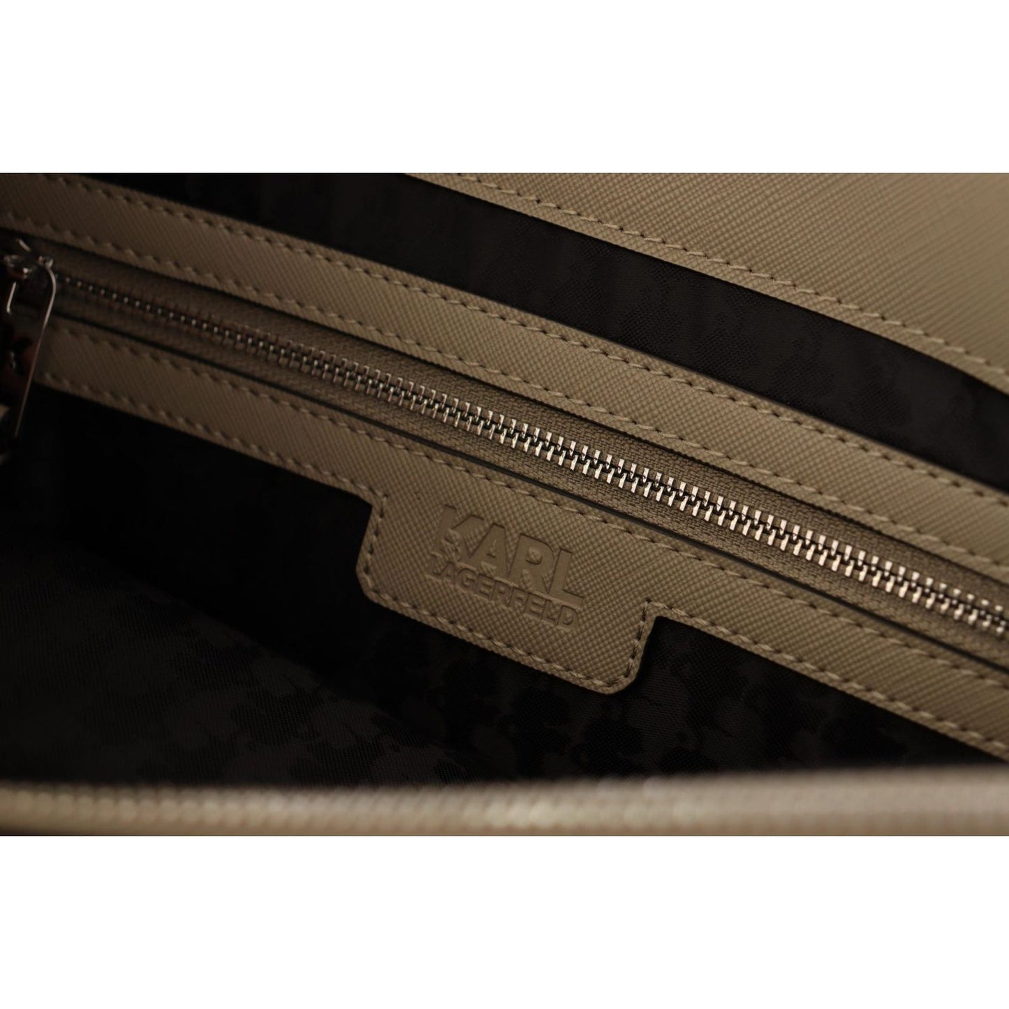 Karl Lagerfeld Elegant Sage Green Tote Shoulder Bag Karl Lagerfeld Black