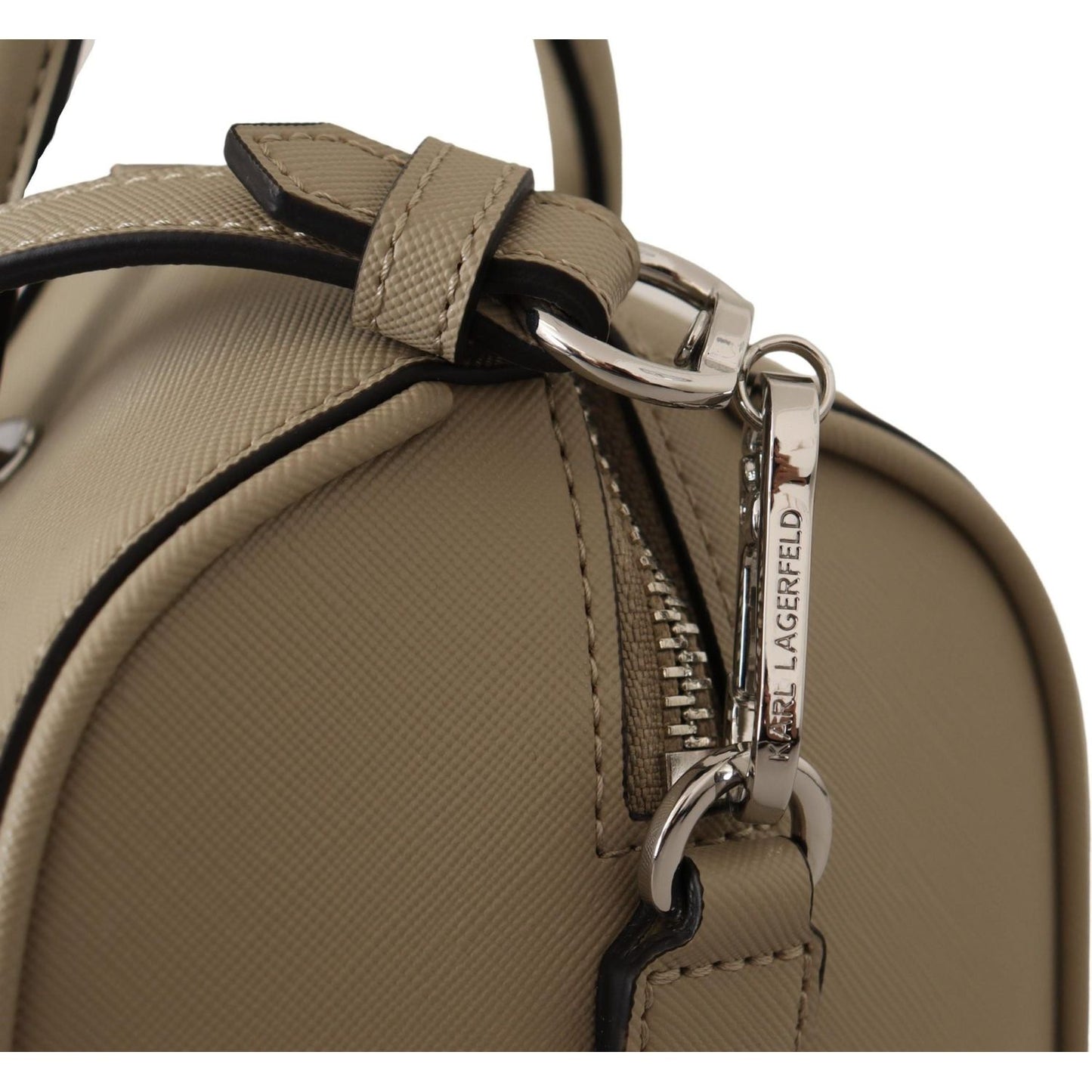 Karl Lagerfeld Elegant Green Shoulder Handbag Karl Lagerfeld Dim Gray