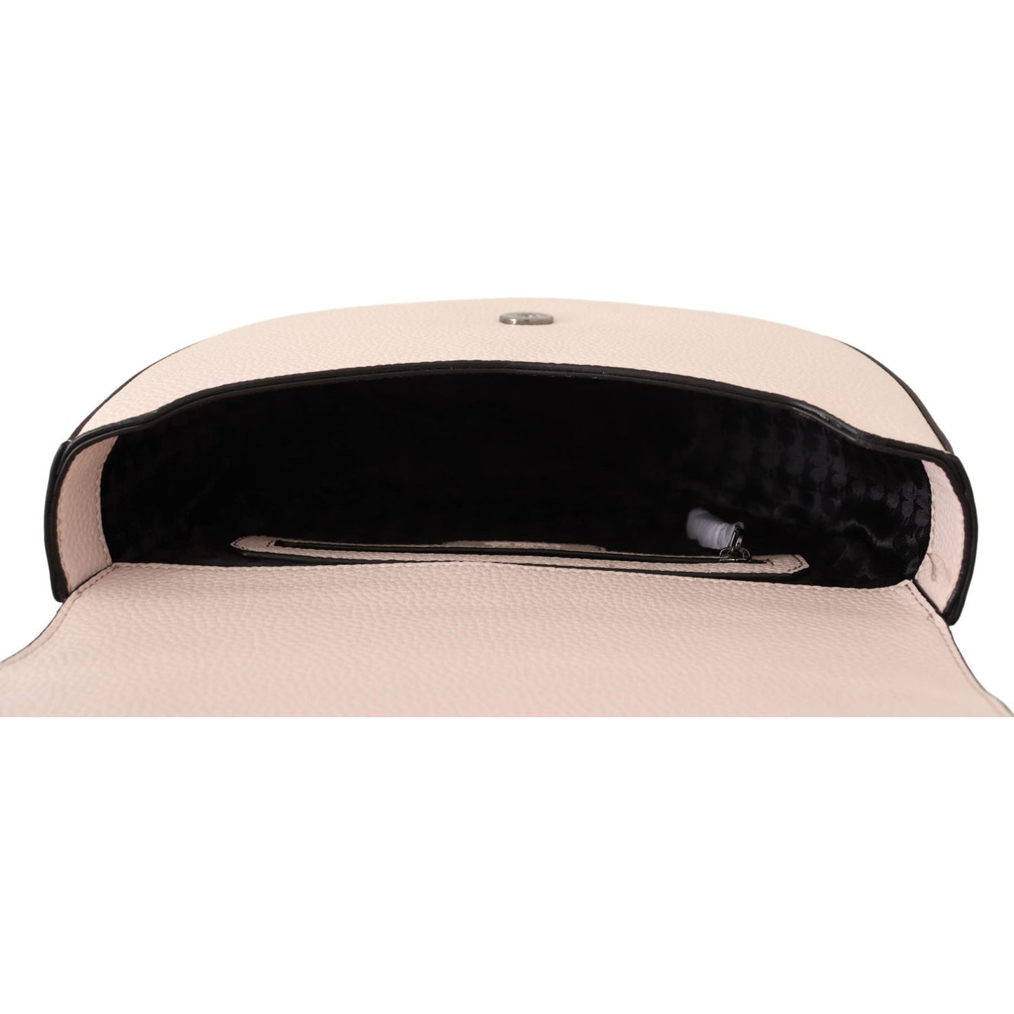 Karl Lagerfeld Elegant Mauve Light Pink Leather Shoulder Bag Karl Lagerfeld Light Gray