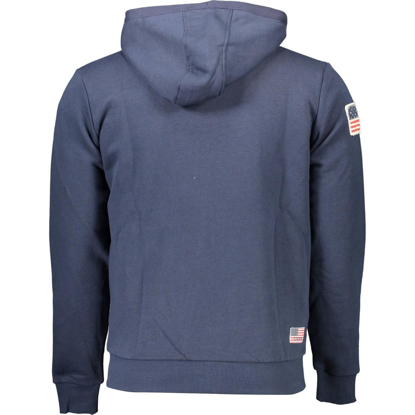 U.S. POLO ASSN. Blue Cotton Men Sweater