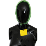 Versace Elegant Apple Green Linen Scarf Versace Black