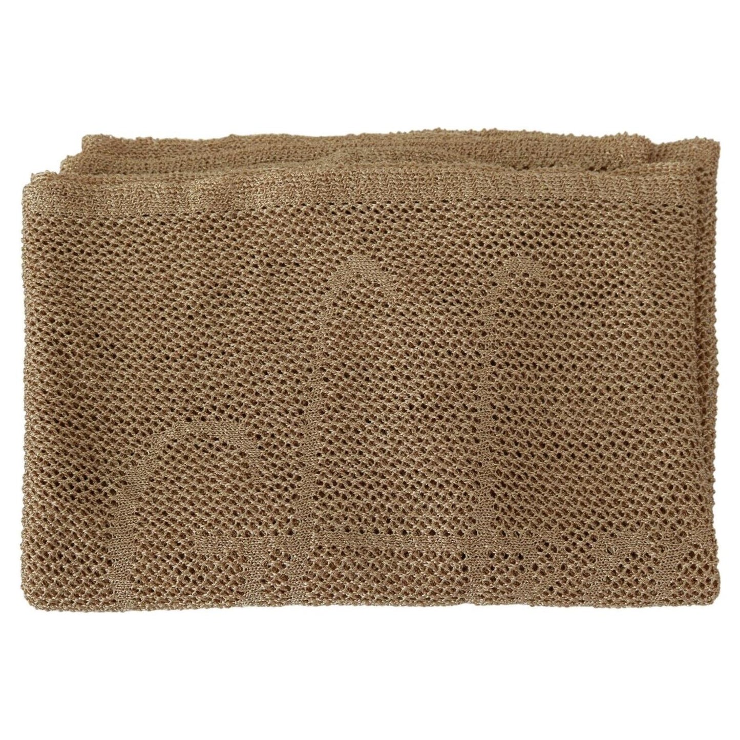 GF Ferre Elegant Men's Brown Neck Wrap Shawl Scarf GF Ferre Dim Gray
