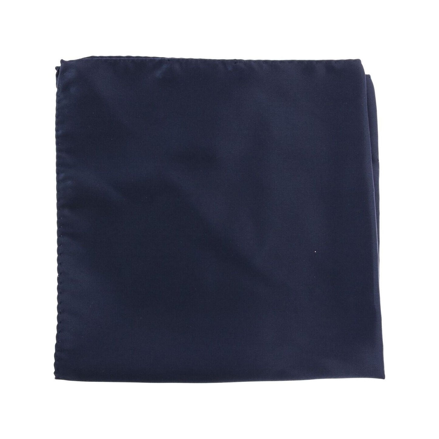 Dolce & Gabbana Elegant Silk Pocket Square in Lustrous Blue Dolce & Gabbana Dark Slate Gray