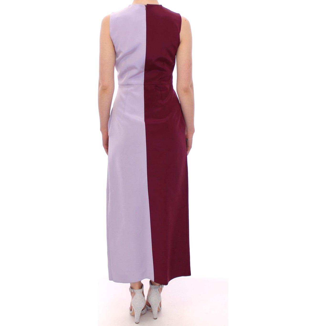 Barbara Casasola Elegant Long Silk Gown in Lavender Barbara Casasola Thistle