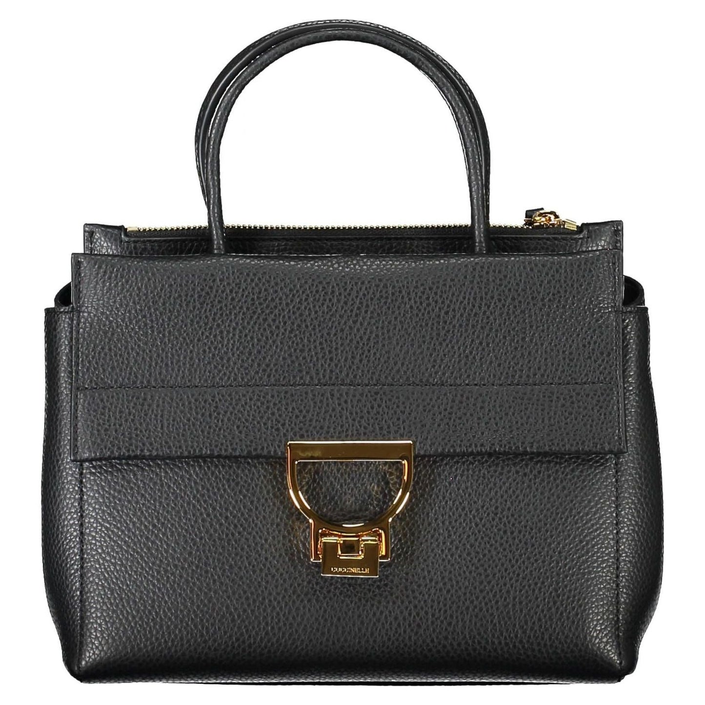 Coccinelle Black Leather Women Handbag Coccinelle Dark Slate Gray