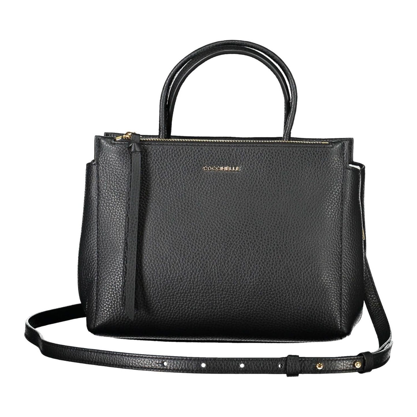 Coccinelle Black Leather Women Handbag Coccinelle Dark Slate Gray