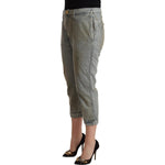 CYCLE Chic Mid Waist Cropped Skinny Pants CYCLE Dim Gray
