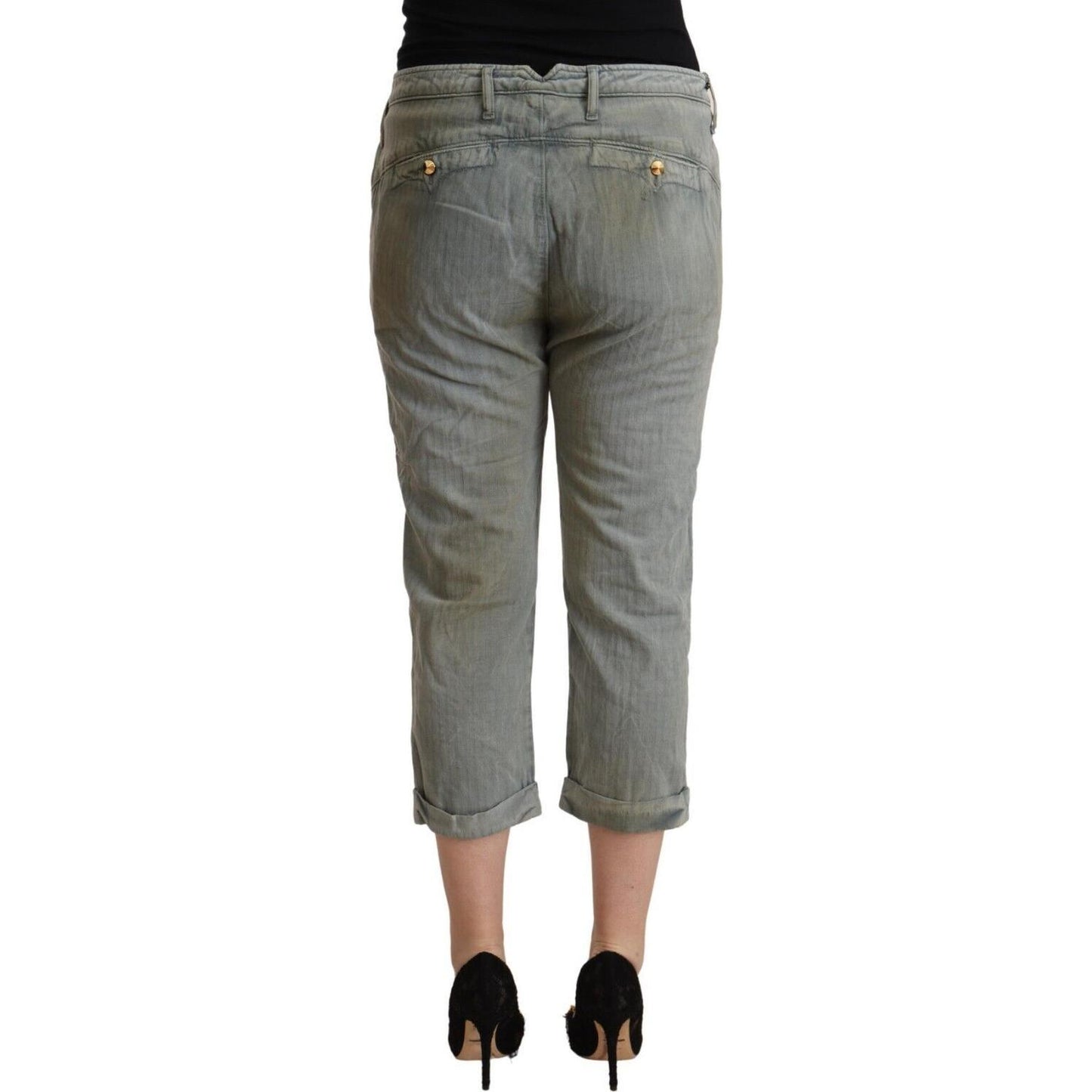 CYCLE Chic Mid Waist Cropped Skinny Pants CYCLE Dim Gray
