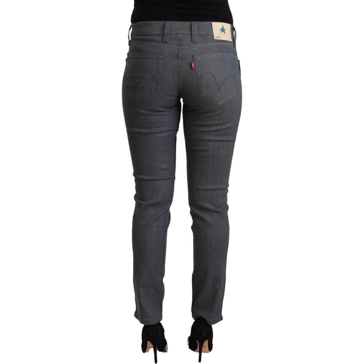 Levi's Chic Slim Fit Grey Denim Delight Levi's Dark Slate Gray