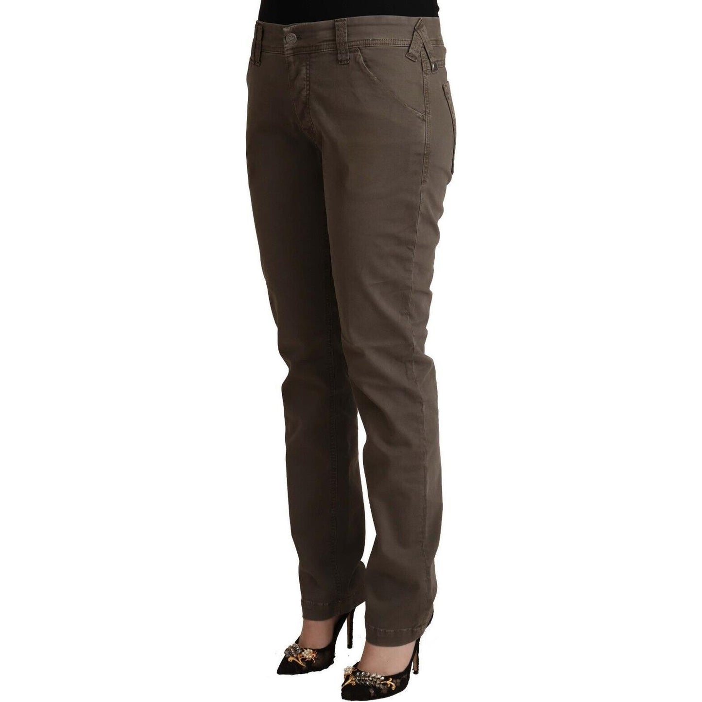 CYCLE Chic Low Waist Skinny Denim Delight CYCLE Dark Slate Gray