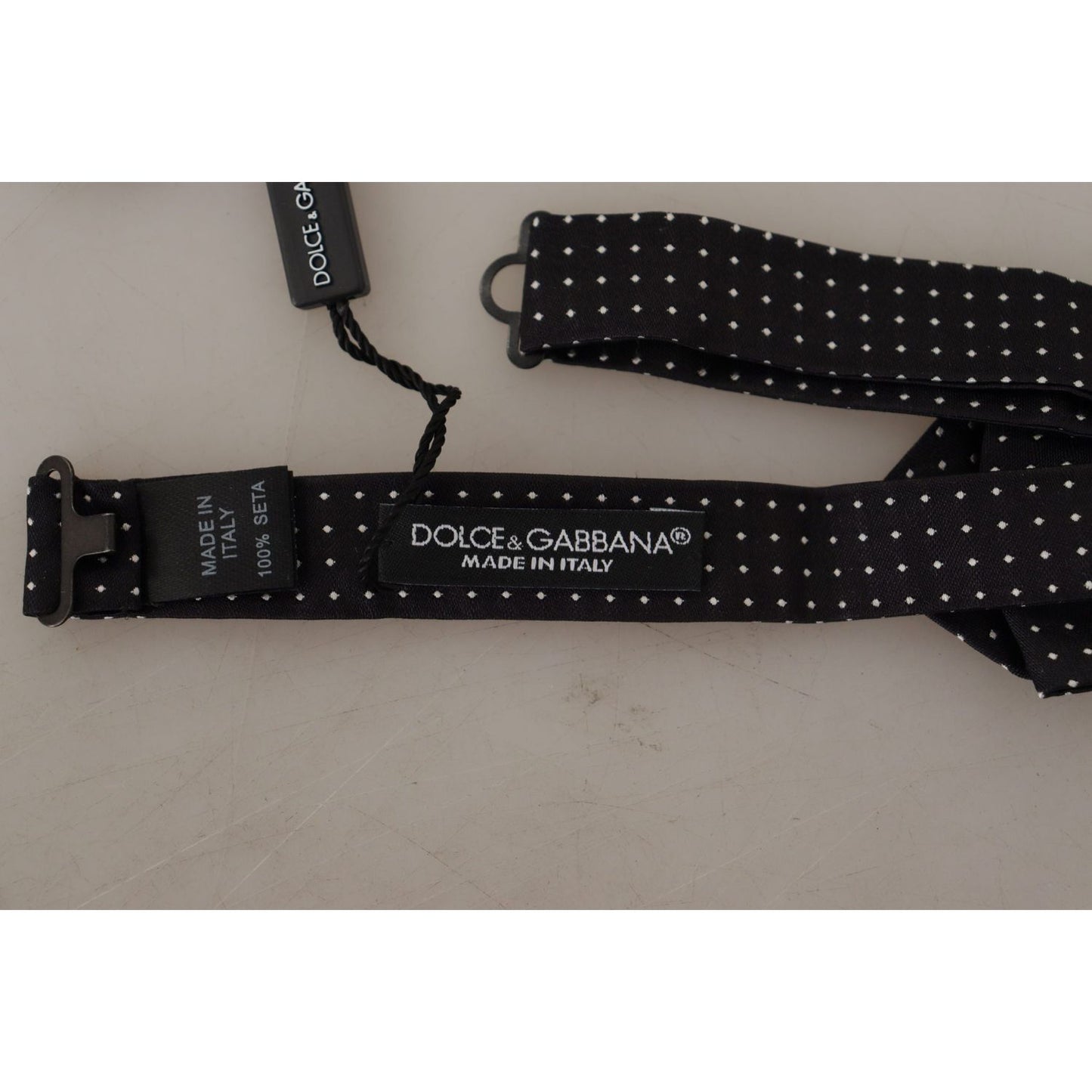Dolce & Gabbana Exquisite Silk Polka Dot Bow Tie Dolce & Gabbana Rosy Brown
