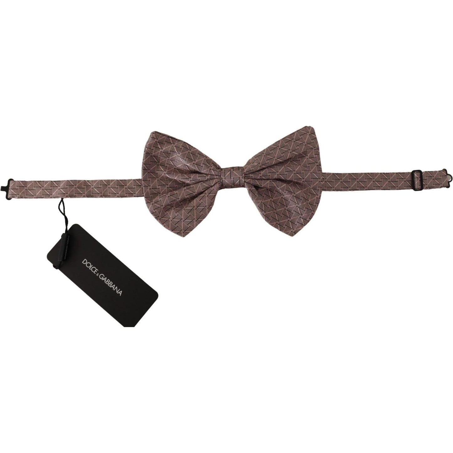 Dolce & Gabbana Elegant Silk Gray Bow Tie - Men's Formalwear Dolce & Gabbana Dim Gray