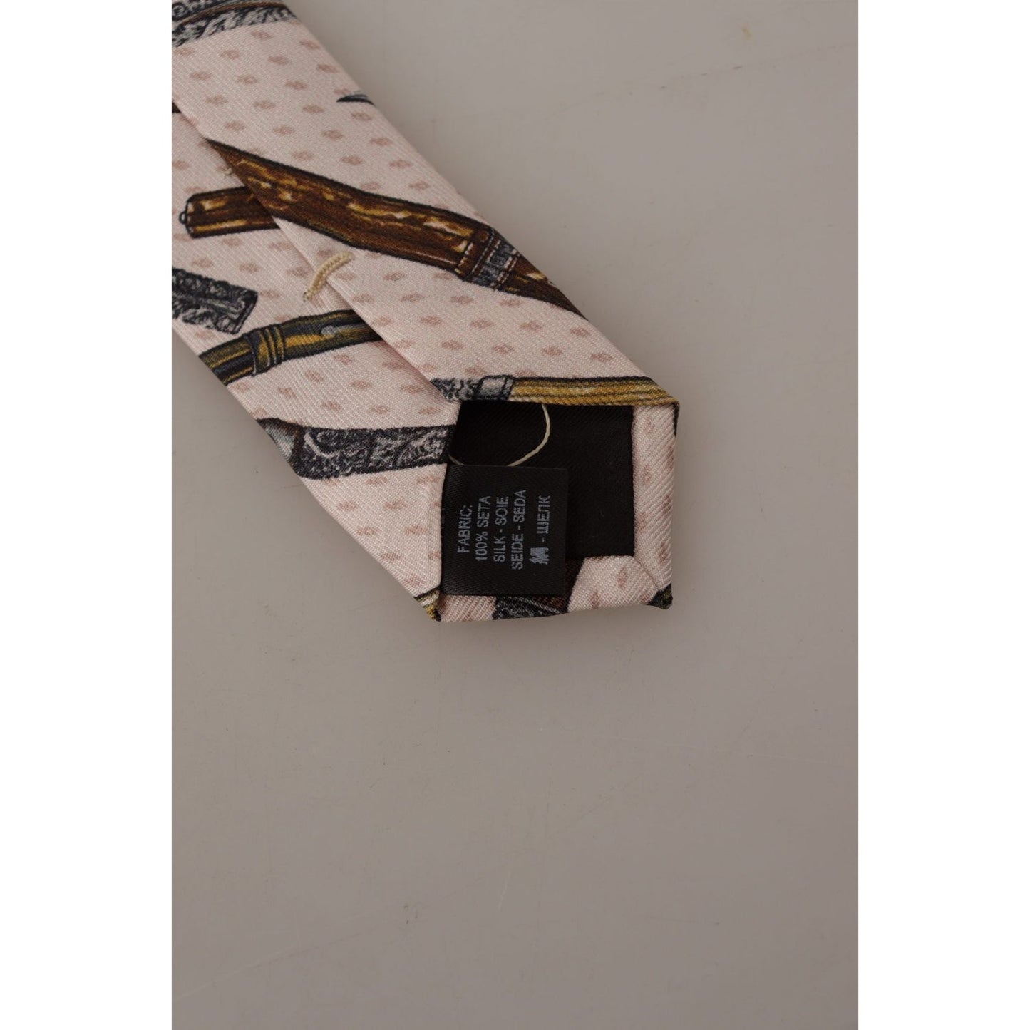 Dolce & Gabbana Elegant Silk Bow Tie for Suave Evenings Dolce & Gabbana Rosy Brown