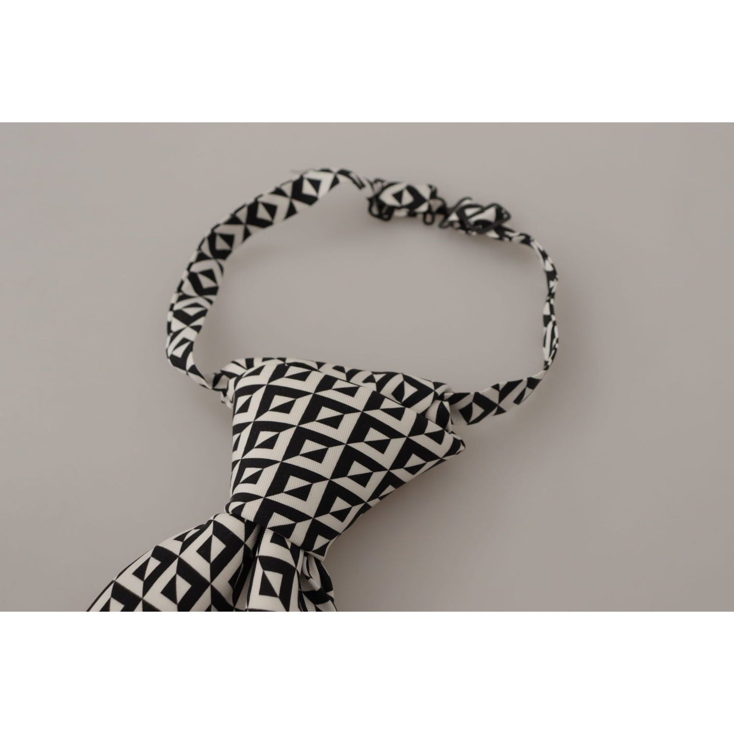 Dolce & Gabbana Elegant Silk Black Tie for the Dapper Gentleman Dolce & Gabbana Dark Gray