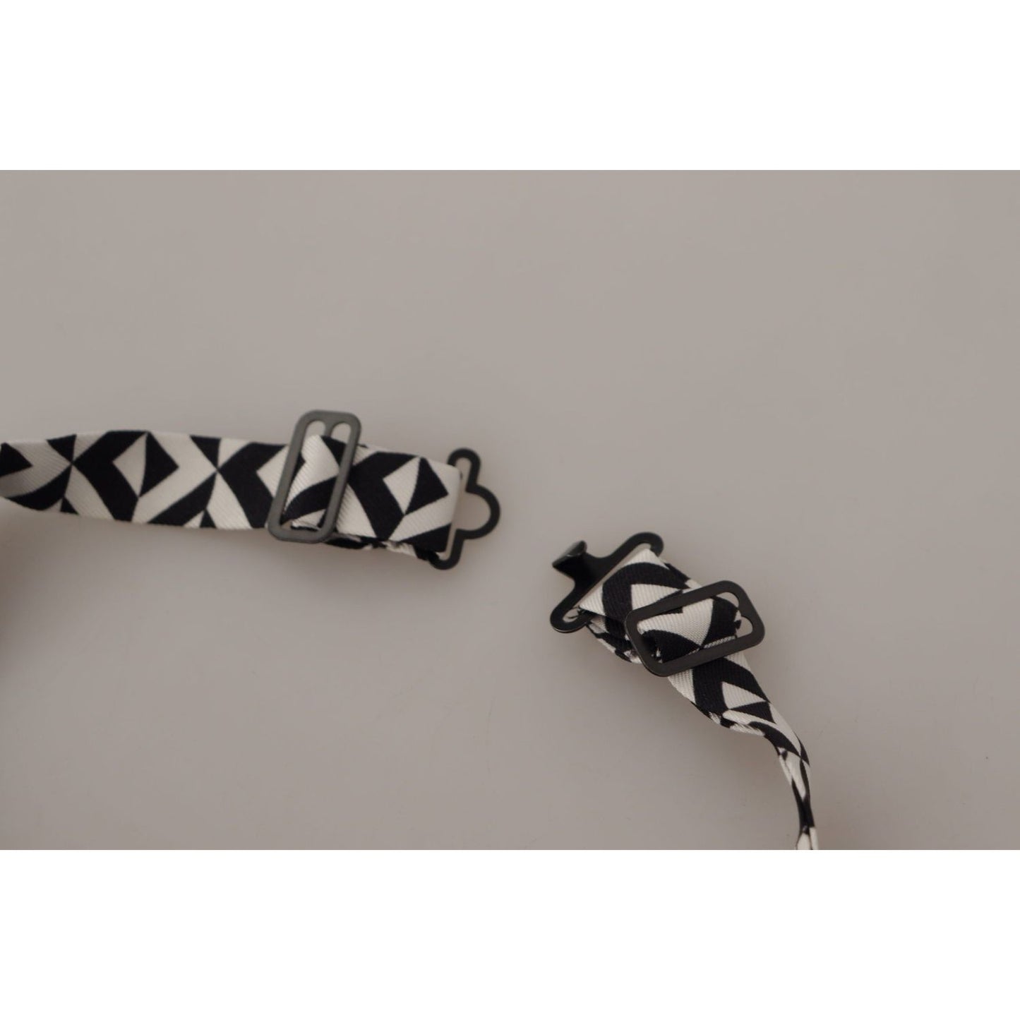 Dolce & Gabbana Elegant Silk Black Tie for the Dapper Gentleman Dolce & Gabbana Dark Gray