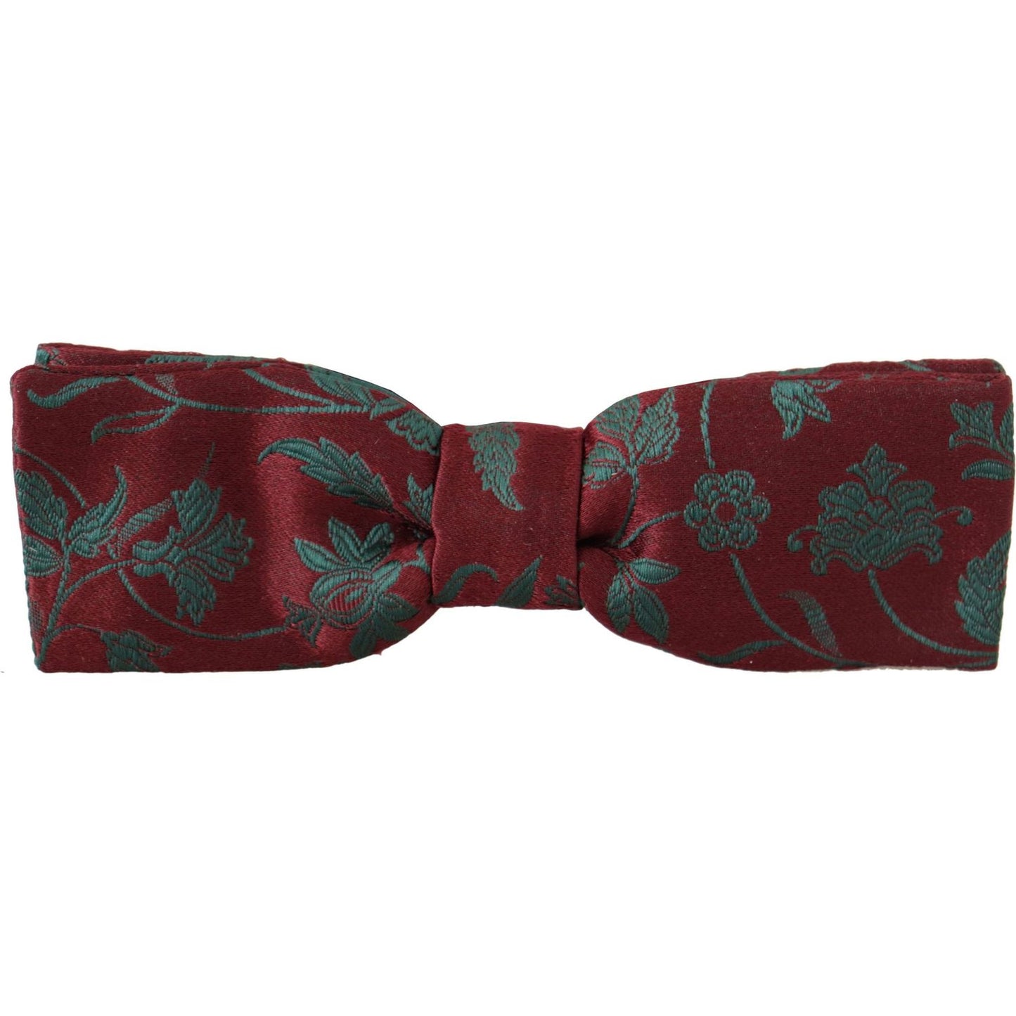 Dolce & Gabbana Elegant Maroon Patterned Bow Tie Dolce & Gabbana Dark Slate Gray