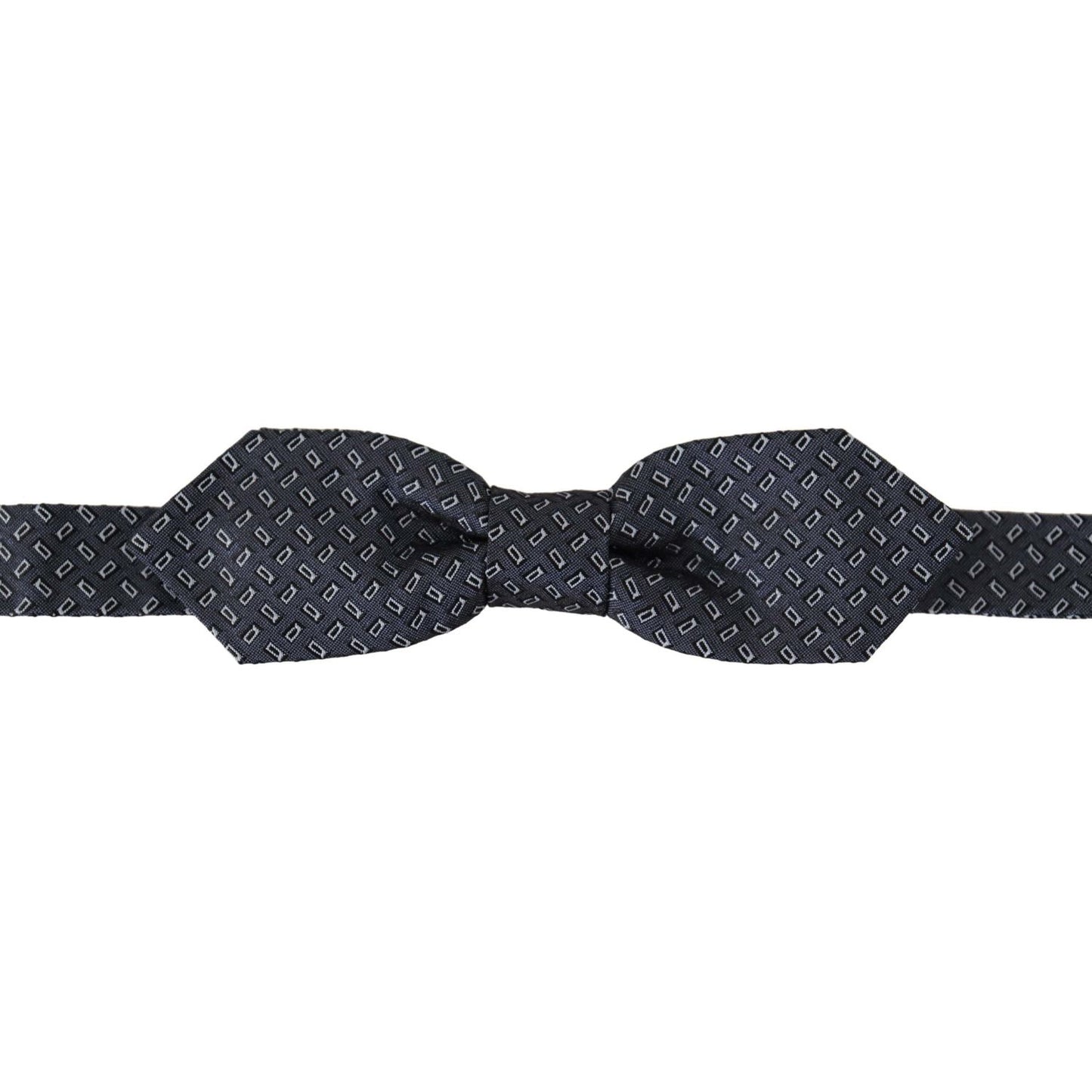 Dolce & Gabbana Elegant Polka Dot Silk Bow Tie Dolce & Gabbana Dark Slate Gray