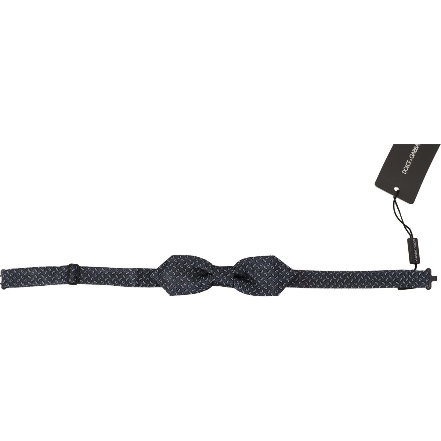 Dolce & Gabbana Elegant Polka Dot Silk Bow Tie Dolce & Gabbana Dark Slate Gray