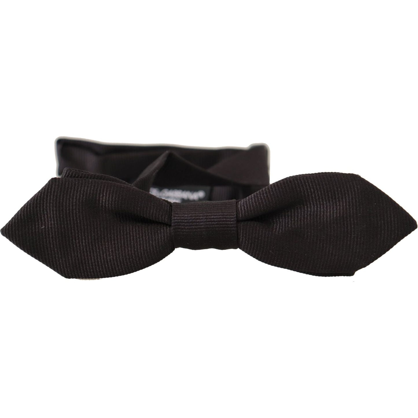Dolce & Gabbana Elegant Black Silk Bow Tie Dolce & Gabbana Black