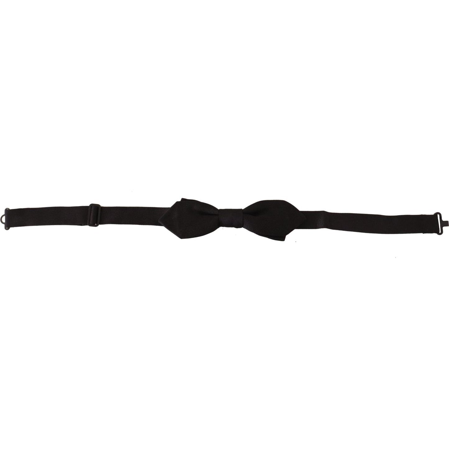 Dolce & Gabbana Elegant Black Silk Bow Tie Dolce & Gabbana Black